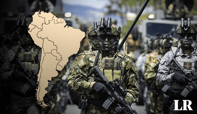 Para el año 2023, el índice de Global FirePower (GFP) sitúa a esta nación como la que posee el Ejército y las fuerzas militares más poderosas de Sudamérica. Foto: composición de Fabrizio Oviedo/LR/AFP. Video: Mundo Bélico