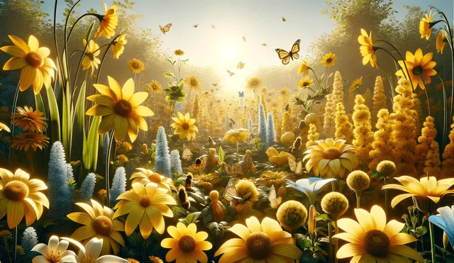 En el hemisferio sur, el Día de las Flores Amarillas se celebra el 21 de septiembre. Foto: IA