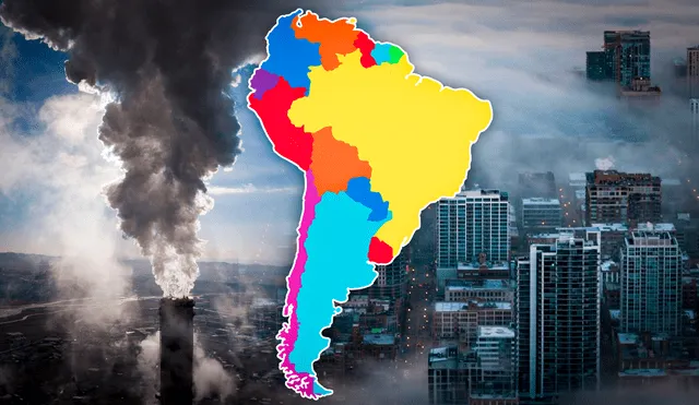 Sudamérica cuenta con el país con mayor contaminación del aire, según ranking. Foto: Composición LR/AFP