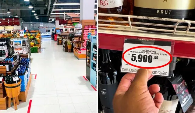 El supermercado que fue visitado por el influencer MarkoTk está en el departamento de Lima. Foto: composición LR/captura de YouTube