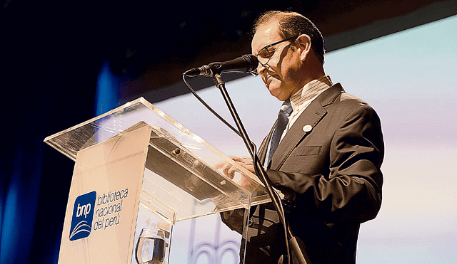 Nuevo presidente. Ricardo Muguerza Terrones asumió la presidencia de la Cámara Peruana del Libro. Foto: difusión