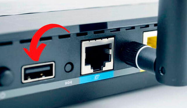 Este puerto USB está presente en todos los routers. Foto: Xataka