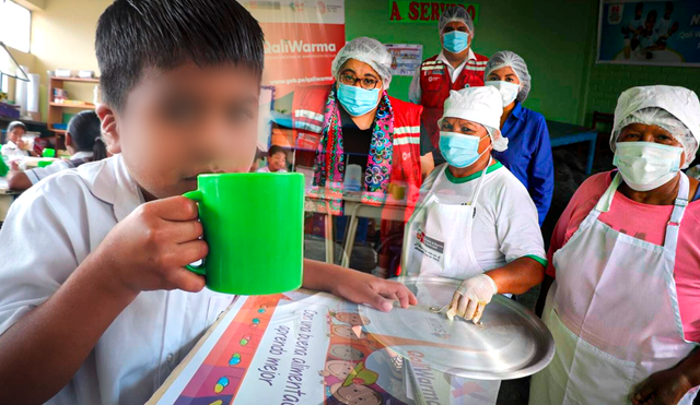 Niños recibirán desayunos nutritivos del programa Qali Warma en sus escuelas. Foto: composición LR/Gobierno del Perú
