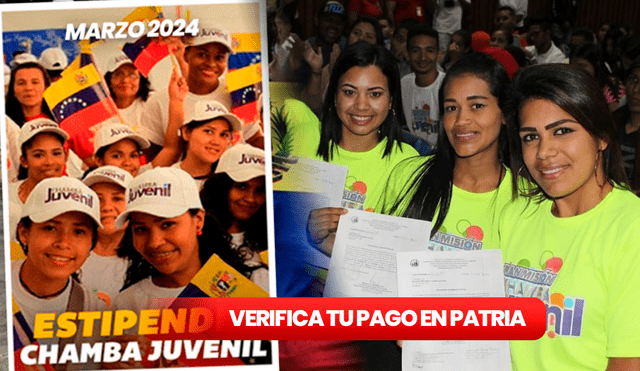 El pago de Bono Chamba Juvenil beneficia a miles de venezolanos con pagos mensuales a través del Sistema Patria. Foto: composición LR/ Patria