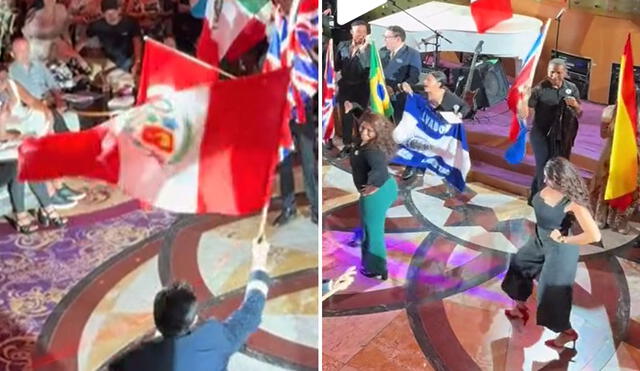 "Cuando sacan a una peruana a bailar", resaltó la artífice del video. Foto: composición LR/TikTok - Video: TikTok