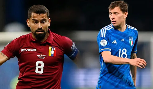 La Vinotinto y la selección italiana medirán fuerzas HOY, jueves 21 de marzo, en el Chase Stadium. Foto: La Vinotinto/90 min.com/composición LR