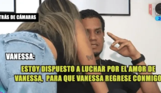 Vanessa López había oficializado su relación con Jhonny Silva. Foto: captura de 'Magaly TV, la firme'
