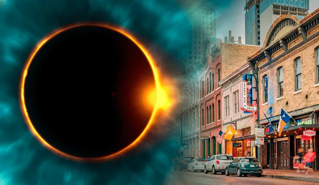 El eclipse solar del 2024 se dará el 8 de abril del 2024 y tendrá una maravillosa vista desde Texas. Foto: composición LR/Pixabay