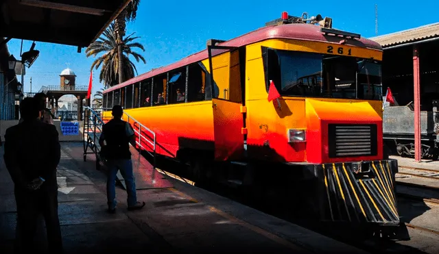 Este tren ha sido un importante vehículo para el desarrollo socioeconómico y la integración regional para superar las consecuencias de la Guerra del Pacífico. Foto: Radio Tacna