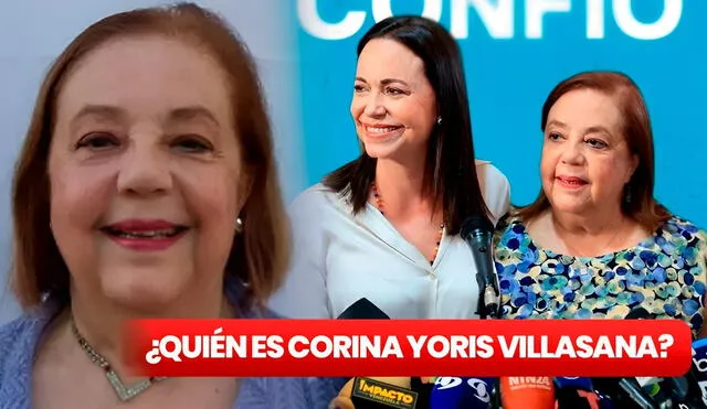 Corina Yoris Villasana fue parte del equipo de campaña de María Corina Machado. Foto: composición LR/Instagram/Vente Venezuela.