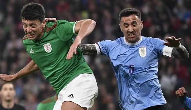 Uruguay y País Vasco se enfrentaron en el estadio San Mames de España. Foto: AFP