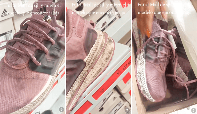 Usuarios quedaron sorprendidos por el peculiar modelo de zapatillas Adidas. Foto: composición LR/TikTok/@camir.emir