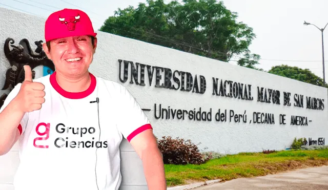 Luis ingresó a Medicina en la UNMSM en su quinto intento. Foto: composición LR/captura de Youtube/Academia Grupo Ciencias