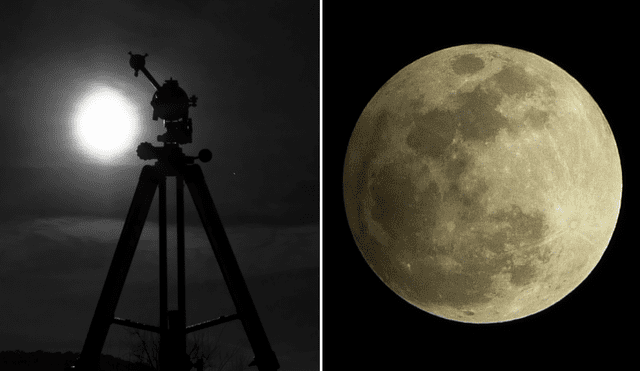 La NASA recomienda utilizar telescopio o binoculares para observar el eclipse lunar penumbral. Foto: composición LR / Jose Herencia/Peter Jones/Flickr