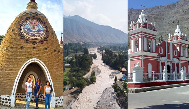 De izquierda a derecha: Huaral, Cieneguilla y Lunahuaná. Foto: composición LR/Get Your Guide/Google Maps