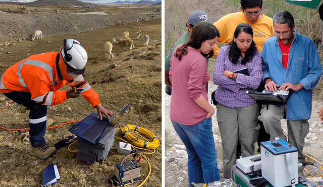 La carrera de Ingeniería Geofísica se desarrolla en 10 ciclos (5 años). Foto: composición LR/UNSA/Facebook Geofísica Andina Consultores