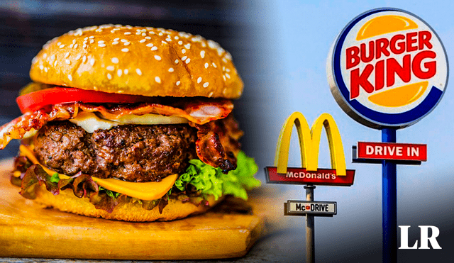 La cadena de comida rápida con las mejores hamburguesas de Estados Unidos solo tiene dos locales. Foto: composición LR / McDonald's / Burger King