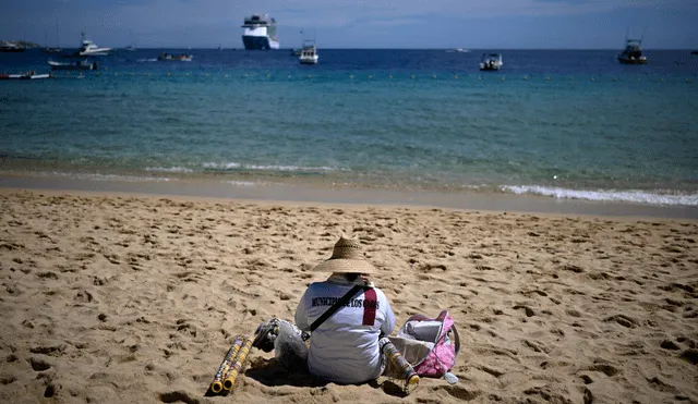 Las autoridades en México trabajan para reducir el índice de materia fecal en las principales playas del país. Foto: AFP