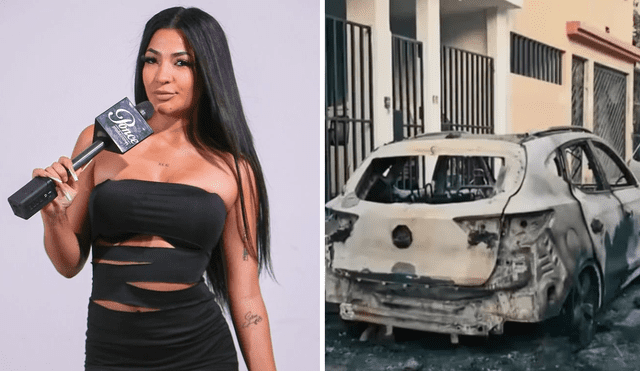 Fiorella Vitteri Ponce decidió abandonar el país tras el último atentado que sufrió su camioneta en Villa El Salvador. Foto: composición LR/ Panorama/ Instagram/ Vitteri Ponce.