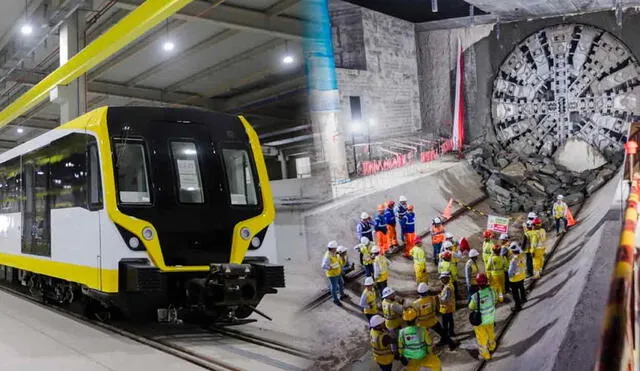 Se cuenta con una inversión superior a los 5.000 millones de soles para las obras de la Línea 2 del Metro de Lima. Foto: composición LR/ANDINA