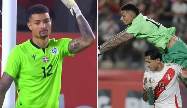 Noam Baumann es el habitual arquero titular de la selección dominicana. Foto: composición GLR/captura de ATV/Luis Jiménez.