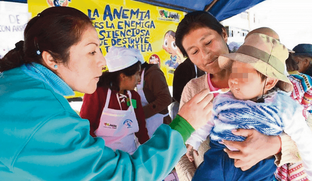Sin cambios. En el Perú, dos de cada cinco niños de entre los 6 meses y 3 años de edad sufren anemia. En 2023, más de 9.000 niños tenían esta condición. Foto: difusión