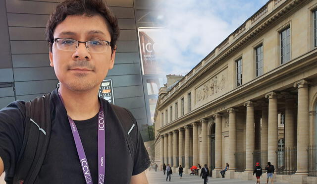 Dennis Núñez actualmente radica en Francia, donde realiza un doctorado en IA y neuroimagen. Foto: composición LR/LinkedIn