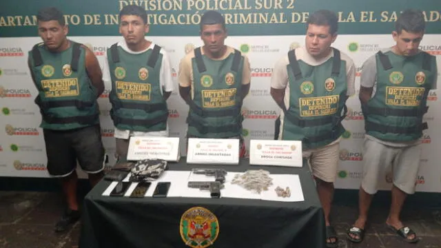 Capturan a cinco miembros de Banda Criminal/ Foto: Rosa Quincho - LR