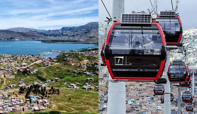 Teleférico de Puno podría ser una realidad dentro de algunos años. Foto: composición LR/Intriper/El Peruano