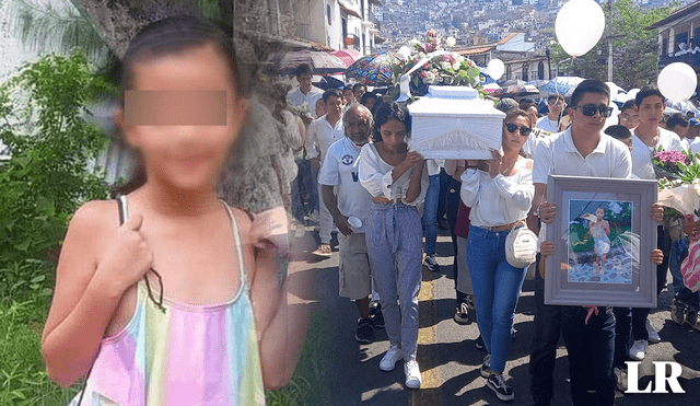 La menor de 8 años, Camila, fue enterrada en el panteón municipal de Taxco, Guerrero, luego de haber sido despedida por su familia, compañeros y comunidad. Foto: composición LR/CNN en Español