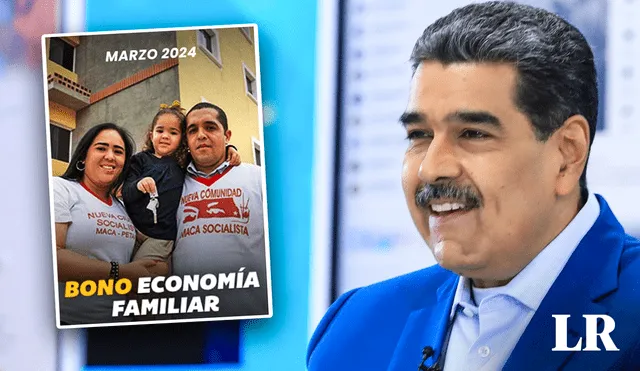 El Bono Economía Familiar tiene el monto de 108 bolívares. Foto: composición Fabrizio Oviedo/LR/Nicolás Maduro/X/Plataforma Patria