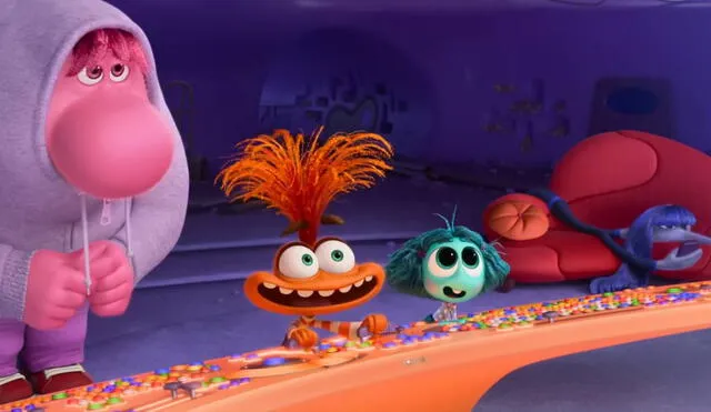 Vergüenza, Ansiedad, Envidia y Aburrimiento son los nuevos personajes de ‘Intensamente 2’. Foto: Disney/Pixar
