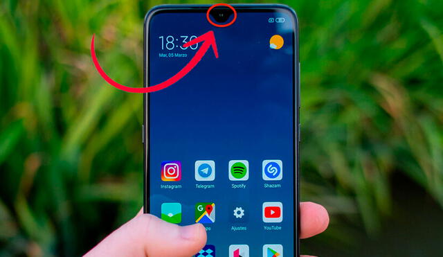 Este sensor suele ubicarse en la parte superior de la pantalla de tu celular. Foto: Mundo Xiaomi