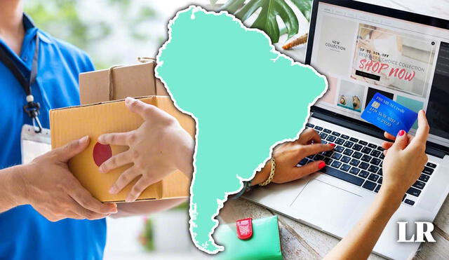 La compra por internet se ha convertido en uno de las plataformas más accesibles para adquirir un producto. Estos son los países sudamericanos que lideran este rubro. Foto: composición LR/Feepik/