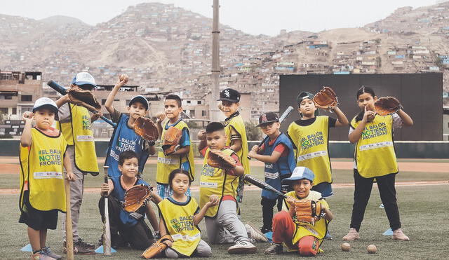 Promoción. Además de fomentar el deporte, este proyecto busca promover el béisbol entre los jóvenes. Foto: Félix Contreras.