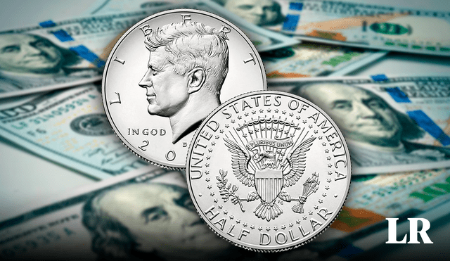 La moneda presenta un retrato de John F. Kennedy mirando hacia la izquierda, diseñado por el grabador Gilroy Roberts. Foto: composición LR