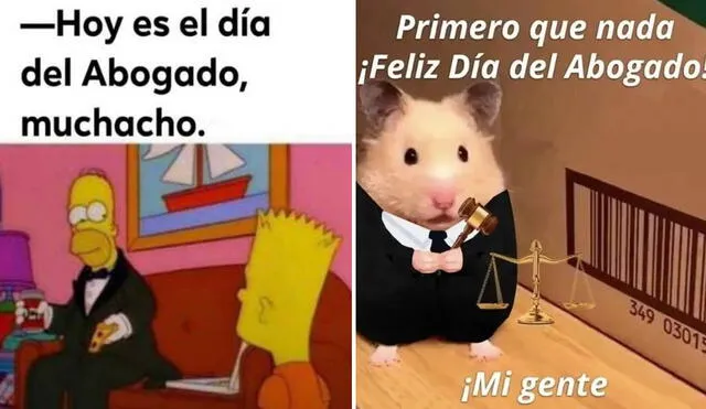 Divertidos memes sobre el Día del Abogado en el Perú. Foto: composición LR/difusión