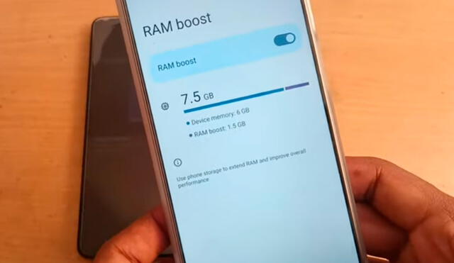 En algunos equipos, la RAM boost se le conoce como RAM virtual. Foto: captura de YouTube/Motorola Solutions
