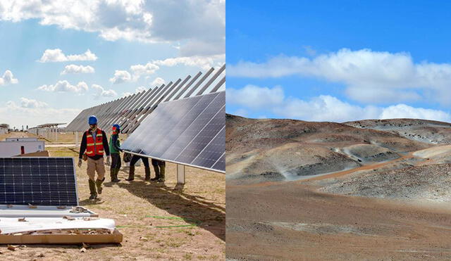 Planta solar fotovoltaica de Arequipa será la más grande del país con inversión privada. Foto: composición LR/Andina/Neurone