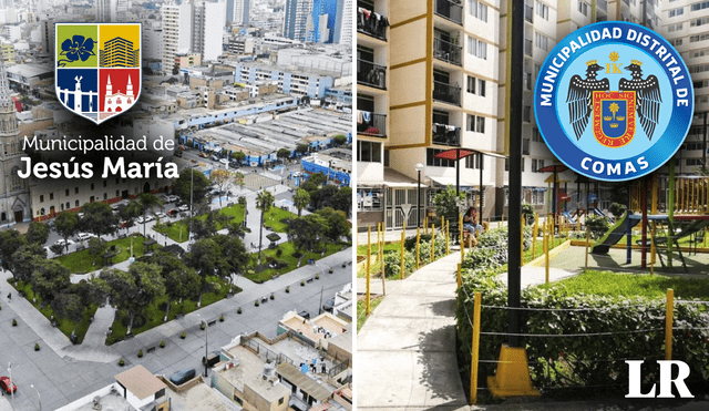 Lima Metropolitana tiene más de 40 distritos en todo su territorio. Foto: composición LR/Municipalidad Jesús María/LaEncontre