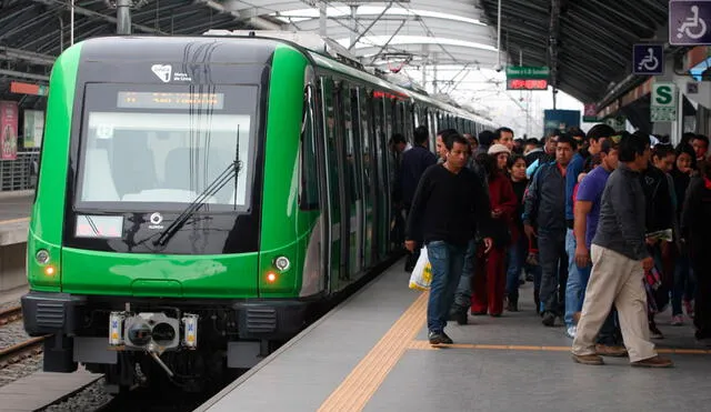 La Línea 1 del Metro de Lima ampliará sus estaciones. Foto: Andina