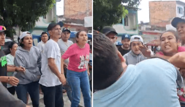 Se sabe que Delcar Rosales, acudió a la comisaría Iquitos, para asentar la denuncia respectiva por  agresión física. Foto: captura de video/LR