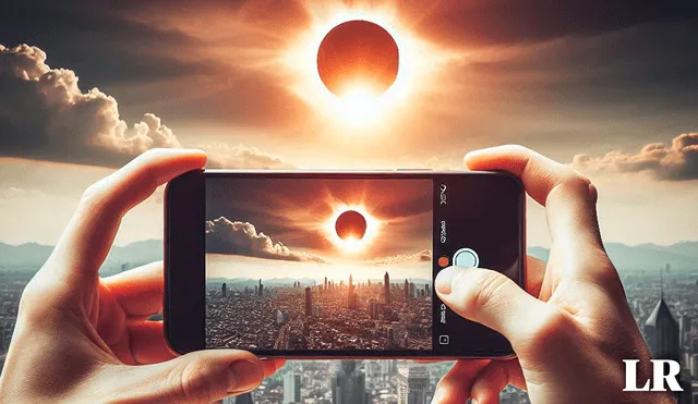 En este 2024, habrá dos eclipses solares y lunares. Foto: composición LR/IA