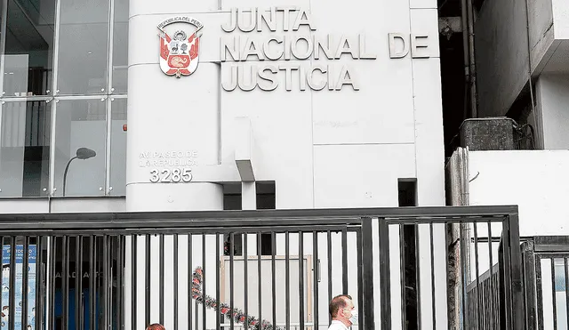 JNJ es la encarga de supervisar el personal de las principales entidades de justicia del país. Foto: difusión
