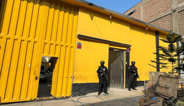 La banda criminal operaba bajo la fachada de una fábrica de artefactos para panadería. Foto: Andrea Jara