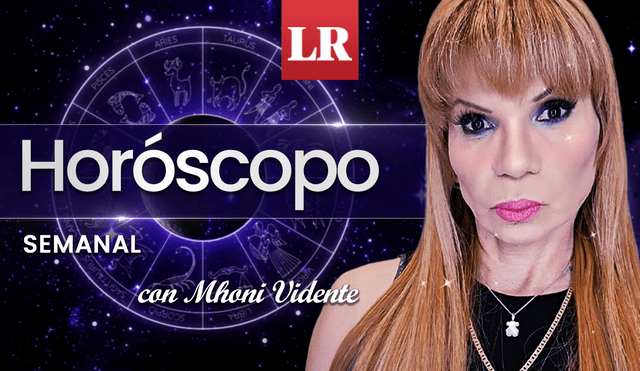 Mhoni Vidente y su horóscopo semanal del 8 al 14 de abril para todos los signos del zodiaco. Foto: La República
