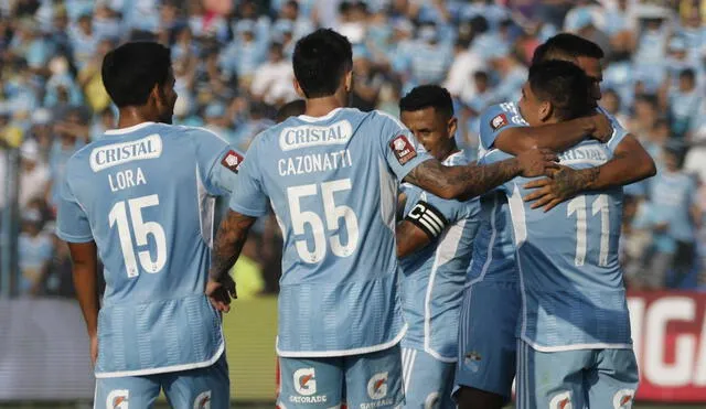 Sporting Cristal recuperó la punta del Torneo Apertura tras vencer a Huancayo. Foto: La República/Luis Jiménez