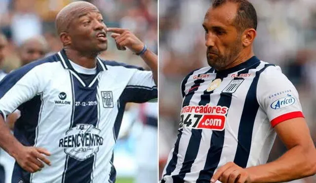 Waldir Sáenz y Hernán Barcos han marcado distintos récords goleadores en el club íntimo. Foto: composición de LR/Luis Jiménez/Alianza Lima    