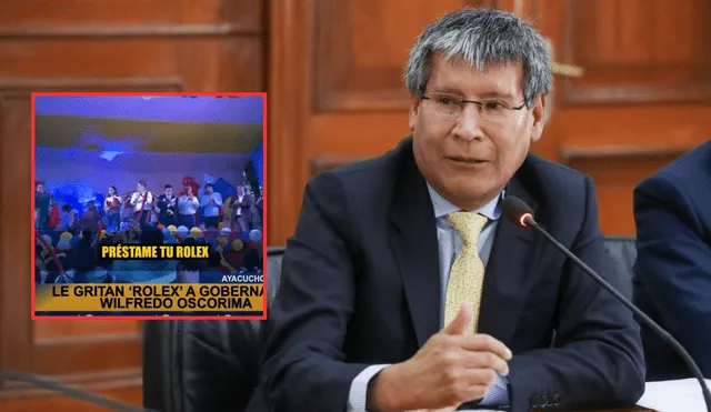 Oscorima Núñez es cuestionado por haber adquirido relojes de marca Rolex y de haberlos prestado a Dina Boluarte. Foto: composicón LR/ Andina- captura Panamericana TV.
