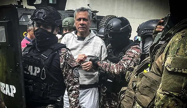 Según la Policía de Ecuador, Jorge Glas habría tomado varios medicamentos. Foto: AFP